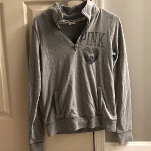 Pink Victoria’s Secret Quarterzip